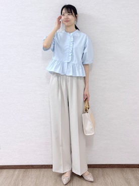 「HusHusH（ハッシュアッシュ）のアイテム」を使った、sachikoさん（レディース・174cm）の春コーディネート