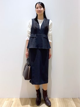 sachikoさん（レディース・174cm）の秋コーディネート