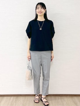 「アイテム（チャーム）」を使った、sachikoさん（レディース・174cm）の春コーディネート