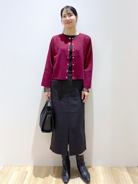 sachikoさん（レディース・174cm）の秋コーディネート