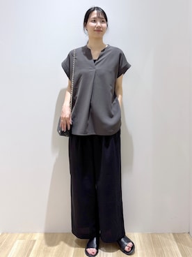 「オフィスカジュアル」｜sachikoさん（レディース・174cm）の夏コーディネート
