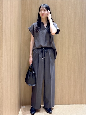 「OPAQUE.CLIP（オペークドットクリップ）のアイテム」を使った、sachikoさん（レディース・174cm）の夏コーディネート