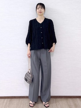 「SOUP（スープ）のアイテム（トップス）」を使った、sachikoさん（レディース・174cm）の春コーディネート