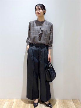 「アイテム（その他パンツ）」を使った、sachikoさん（レディース・174cm・30代）の秋コーディネート