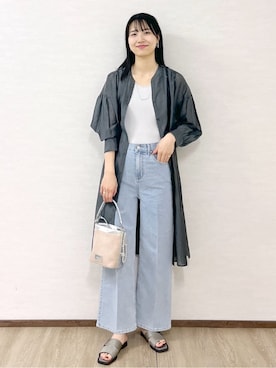 「アイテム（チャーム）」を使った、sachikoさん（レディース・174cm）の春コーディネート