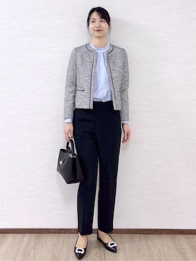 「index（インデックス）のアイテム（トップス）」を使った、sachikoさん（レディース・174cm）の冬コーディネート