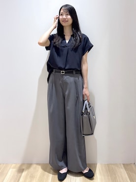 「オフィスカジュアル」｜sachikoさん（レディース・174cm）の夏コーディネート