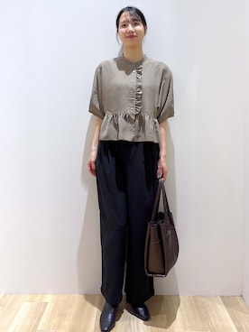 「アイテム（その他パンツ）」を使った、sachikoさん（レディース・174cm・30代）の秋コーディネート