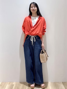 sachikoさん（レディース・174cm）の春コーディネート