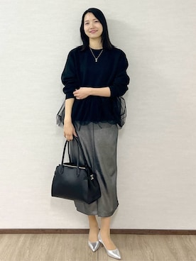 sachikoさん（レディース・174cm）の冬コーディネート