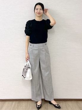 「OPAQUE.CLIP（オペークドットクリップ）のアイテム」を使った、sachikoさん（レディース・174cm）の春コーディネート