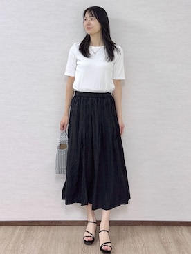 「SOUP（スープ）のアイテム（トップス）」を使った、sachikoさん（レディース・174cm）の春コーディネート