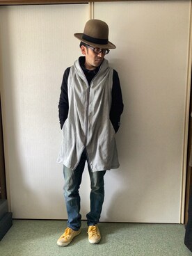 「TORNADO MART（トルネードマート）のアイテム（帽子）」を使った、golden.Kさん（メンズ・166cm）の春コーディネート