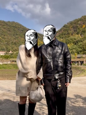 「アイテム（チノパンツ）」を使った、kさん（メンズ・169cm）の秋コーディネート