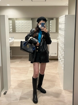 「& chouette（アンドシュエット）のアイテム（ハンドバッグ）」を使った、Kylie.さん（レディース・164cm）の秋コーディネート