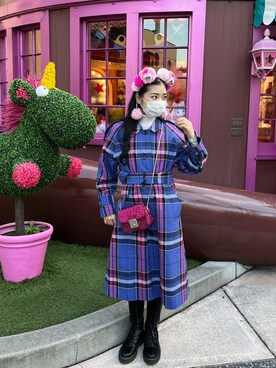 「STACCATO（スタッカート）のアイテム（バッグ）」を使った、Kylie.さん（レディース・164cm）の冬コーディネート