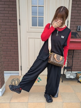 「アイテム（ベスト）」を使った、ゆきだるま☆さん（レディース・148cm）の夏コーディネート