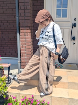 「A.P.C.（アーペーセー）のアイテム」を使った、ゆきだるま☆さん（レディース・148cm）の夏コーディネート