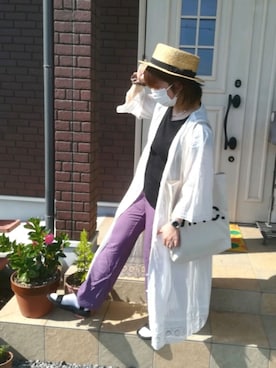 「A.P.C.」｜「アイテム（ワンピース/ドレス）」を使った、ゆきだるま☆さん（レディース・148cm）の夏コーディネート