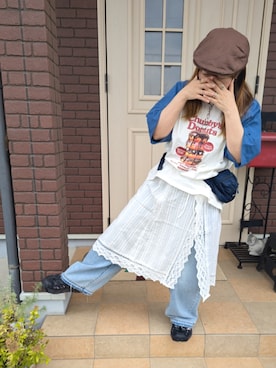 「RNA（アールエヌエー）のアイテム」を使った、ゆきだるま☆さん（レディース・148cm）の夏コーディネート