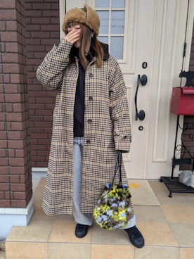 「AS KNOW AS plus（アズノゥアズプラス）のアイテム」を使った、ゆきだるま☆さん（レディース・148cm）の冬コーディネート