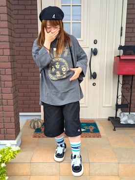 「BEAMS BOY（ビームスボーイ）のアイテム」を使った、ゆきだるま☆さん（レディース・148cm）の夏コーディネート