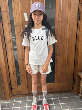 「ZARA KIDSのアイテム」を使った、miperoさん（キッズ・147cm）の春コーディネート