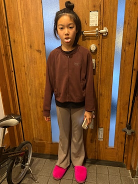 「ZARA KIDSのアイテム」を使った、miperoさん（キッズ・147cm）の春コーディネート