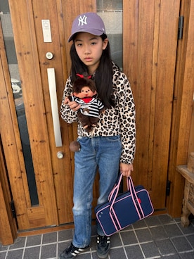 「ZARA KIDSのアイテム」を使った、miperoさん（キッズ・140cm）の冬コーディネート