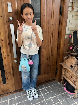 miperoさん（キッズ・140cm）の秋コーディネート