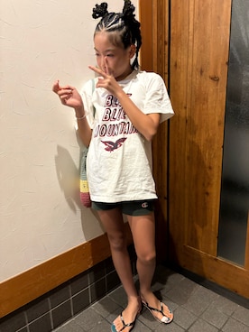 「Handmade（ハンドメイド）のアイテム」を使った、miperoさん（キッズ・147cm）の秋コーディネート