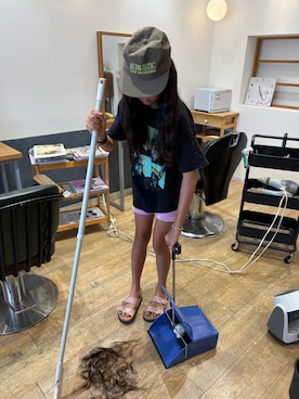 「ZARA KIDSのアイテム」を使った、miperoさん（キッズ・147cm）の夏コーディネート