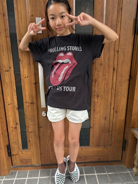 「ZARA KIDSのアイテム」を使った、miperoさん（キッズ・147cm）の春コーディネート