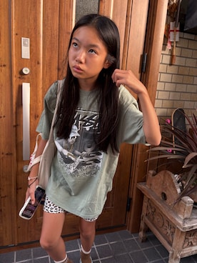 「STUSSY（ステューシー）のアイテム」を使った、miperoさん（キッズ・147cm）の秋コーディネート