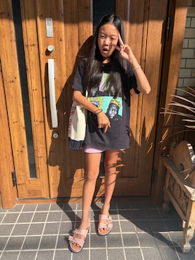 「ZARA KIDSのアイテム」を使った、miperoさん（キッズ・147cm）の夏コーディネート