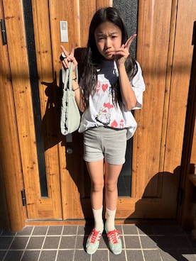「ZARA KIDSのアイテム」を使った、miperoさん（キッズ・147cm）の春コーディネート