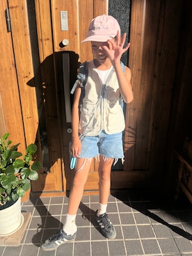 「アイテム（パンツ）」を使った、miperoさん（キッズ・140cm・10代）の秋コーディネート
