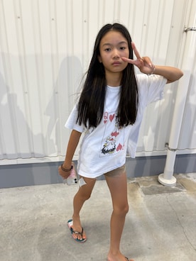 miperoさん（キッズ・147cm）の夏コーディネート