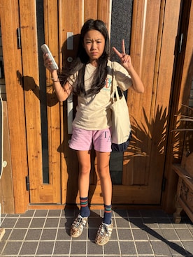 「アイテム（その他パンツ）」を使った、miperoさん（キッズ・147cm・10代）の夏コーディネート