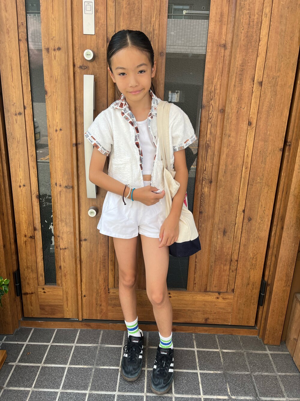 キッズサンバ mipero｜adidasのスニーカーを使ったコーディネート - WEAR