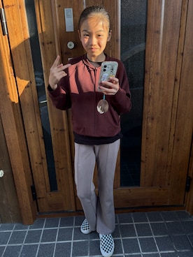 「ZARA KIDSのアイテム」を使った、miperoさん（キッズ・140cm）の冬コーディネート