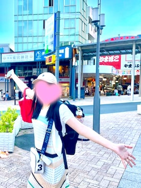 「theory（セオリー）のアイテム（トップス）」を使った、えんさん（レディース・156cm）の夏コーディネート
