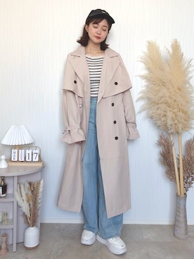 「WEGO（ウィゴー）のアイテム（シューズ）」を使った、kotori ¨̮さん（レディース・157cm）の春コーディネート