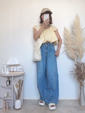 「Ungrid（アングリッド）のアイテム」を使った、kotori ¨̮さん（レディース・157cm）の夏コーディネート