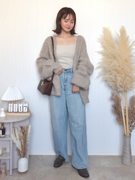 「Java（ジャバ）のアイテム」を使った、kotori ¨̮さん（レディース・157cm）の春コーディネート