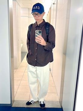 「GAP（ギャップ）のアイテム」を使った、ゆうじさん（メンズ・170cm）の春コーディネート