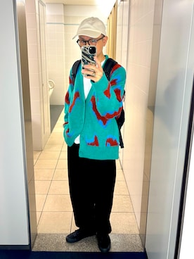 「アイテム（帽子）」を使った、ゆうじさん（メンズ・170cm・40代）の秋コーディネート