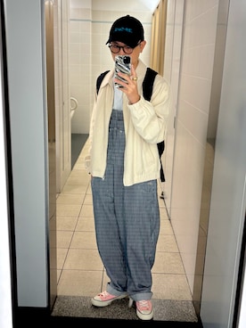 「アイテム（オールインワン・サロペット）」を使った、ゆうじさん（メンズ・170cm）の秋コーディネート