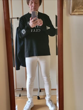 「Buffalo Bobs（バッファローボブズ）のアイテム（デニムパンツ）」を使った、TAOsanさん（メンズ・172cm）の秋コーディネート