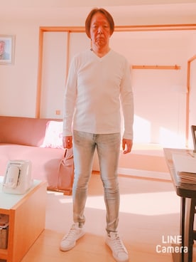 「Buffalo Bobs（バッファローボブズ）のアイテム（パンツ）」を使った、TAOsanさん（メンズ・172cm）の秋コーディネート